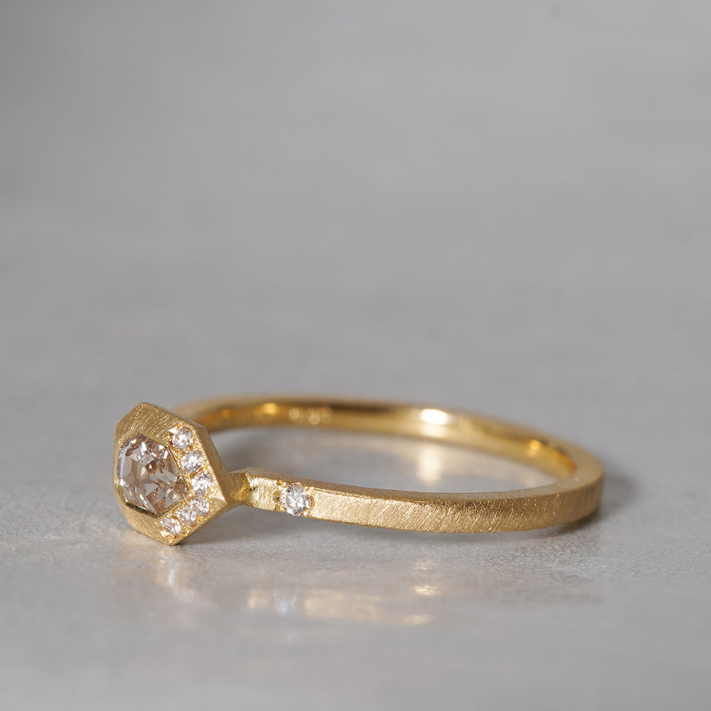 [5/3-5/25 Limited time only] 19un-neuf / Limited Edgey Ring Dia AR01712