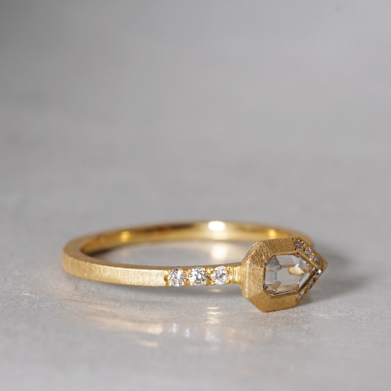 [5/3-5/25 Limited time only] 19un-neuf / Limited Edgey Ring Dia AR01712