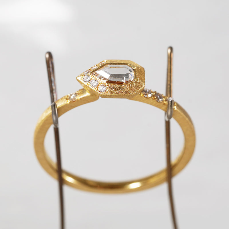 [5/3-5/25 Limited time only] 19un-neuf / Limited Edgey Ring Dia AR01712