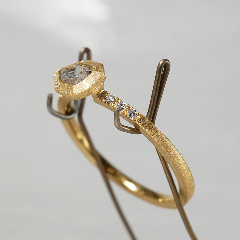 [5/3-5/25 Limited time only] 19un-neuf / Limited Edgey Ring Dia AR01712