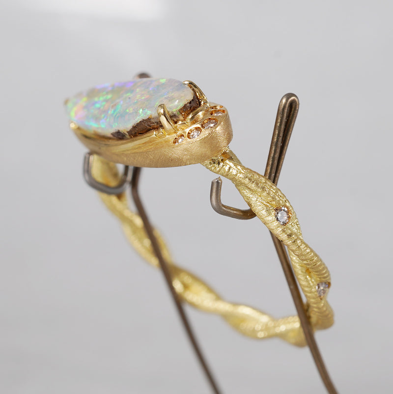 [5/3-5/25 Limited time only] 19un-neuf / Sunset Ring Boulder opal OPR01412