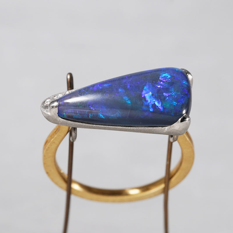 [5/3-5/25 Limited time only] 19un-neuf / Matisse's Blue Ring Black Opal OPR03412