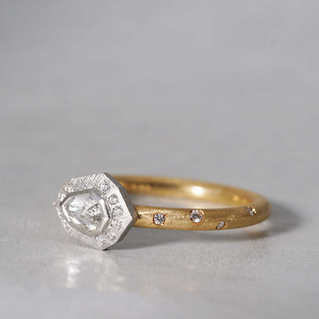 【5/3-5/25 期間限定】19un-neuf / 限定Shield Ring Dia SDR00712