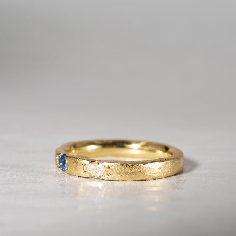 [-12/28 limited time] GICLAT / Camino [K18YG / Diamond x Montana Sapphire x Padparadscha Sapphire] GLR901