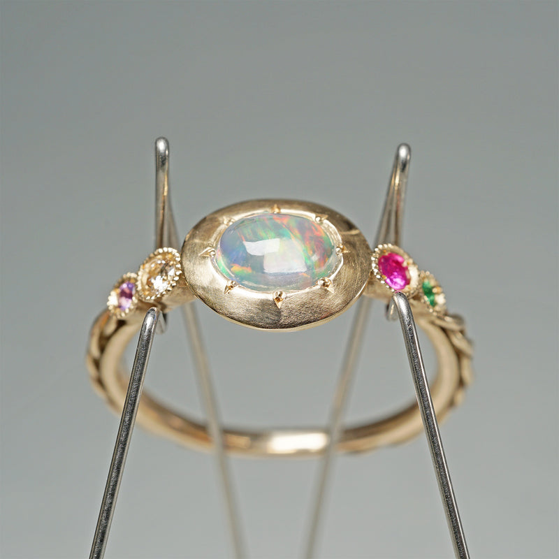 12/28 期間限定】tatsuo nagahata / ADOREリング Amethyst, Diamond