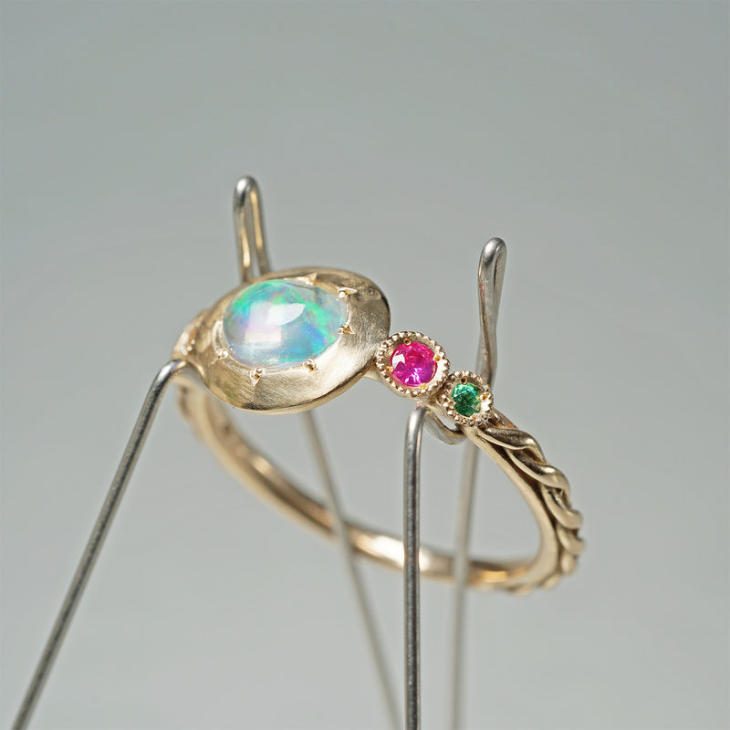 12/28 期間限定】tatsuo nagahata / ADOREリング Amethyst, Diamond