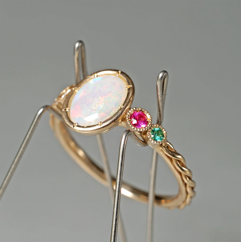 12/28 期間限定】tatsuo nagahata / ADOREリング Amethyst, Diamond