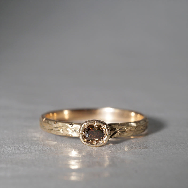 12/28 期間限定】tatsuo nagahata / ブラウンダイヤモンドリング