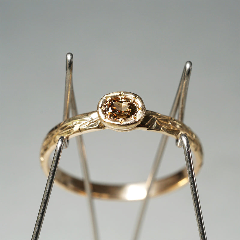 12/28 期間限定】tatsuo nagahata / ブラウンダイヤモンドリング