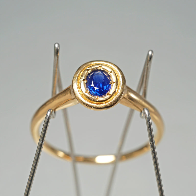 12/28 期間限定】tatsuo nagahata / K18サファイアリング (LM6998