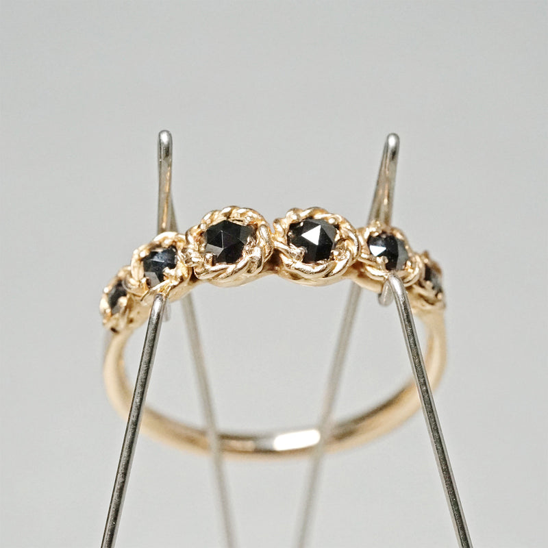 tatsuo nagahata ブラックダイヤリング タツオナガハタ 12/28 期間限定】tatsuo nagahata / ブラックダイヤモンドリング