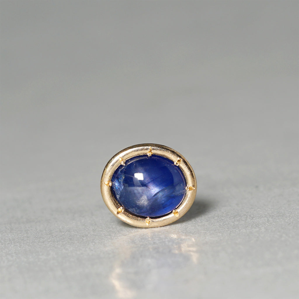 12/28 期間限定】tatsuo nagahata / スターサファイアピアス (LM7247