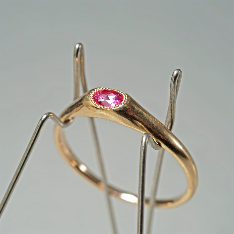 12/28 期間限定】tatsuo nagahata / ピンクスピネルリング (LM7271