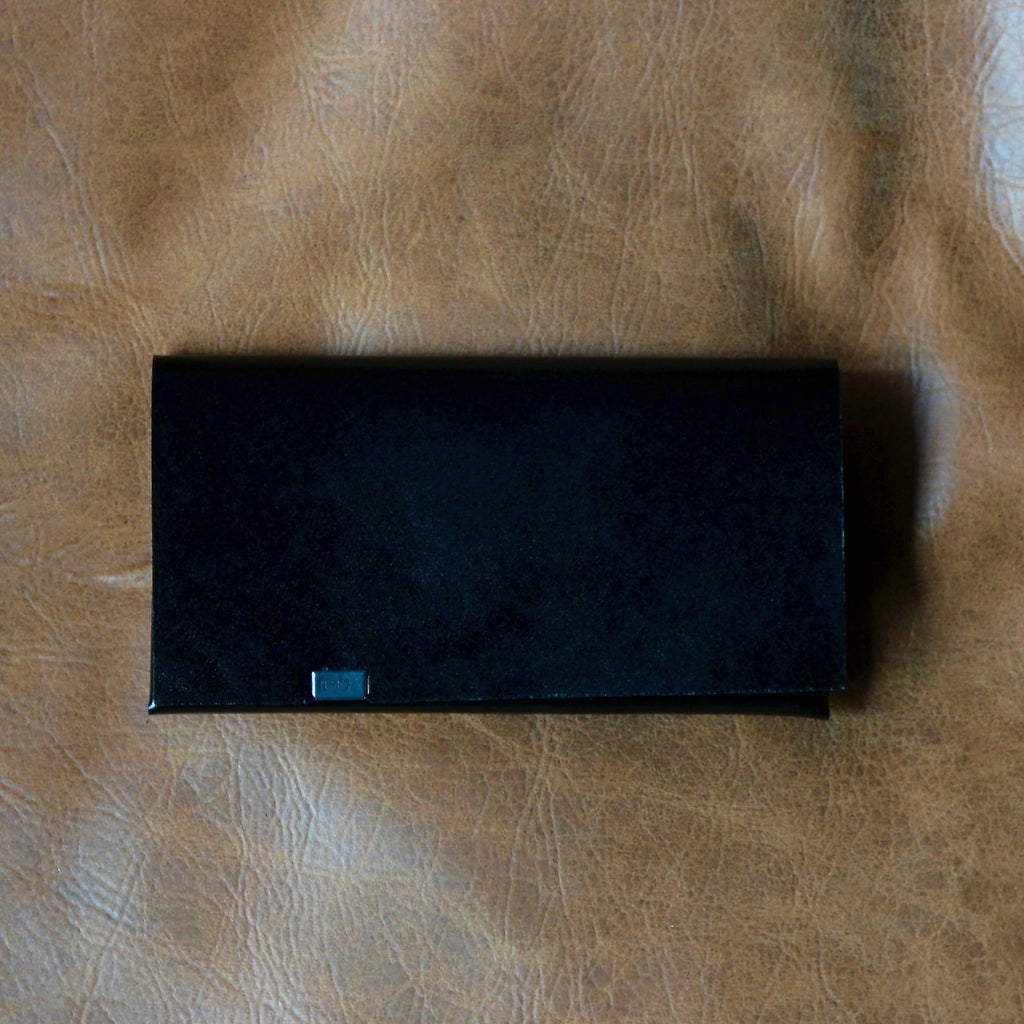 [Limited period]shosa / Long Wallet Black x Kaigetsu (for left-handed)