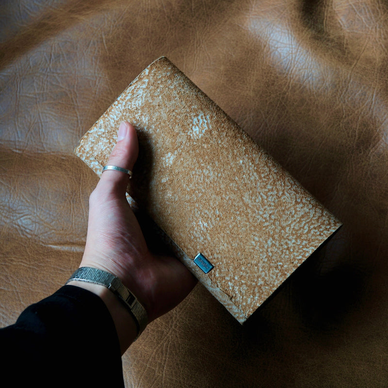 [Limited period]shosa / Long wallet capybara x light brown