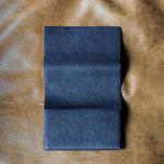 [Limited period]shosa / Long wallet black leather x indigo dyeing