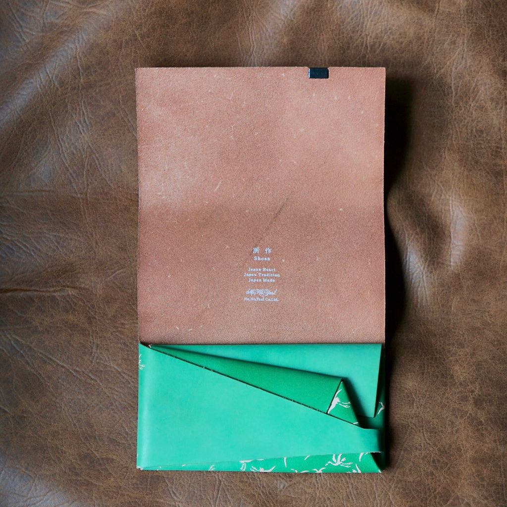 [Limited period]shosa / Long wallet crane x green