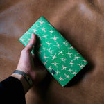 [Limited period]shosa / Long wallet crane x green