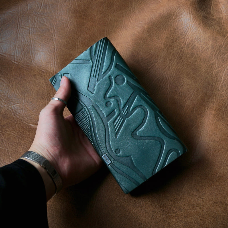 [Limited period]shosa / Long Wallet TARO×Basic Navy