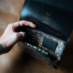 [Limited period]shosa / Long wallet golden quartz x black