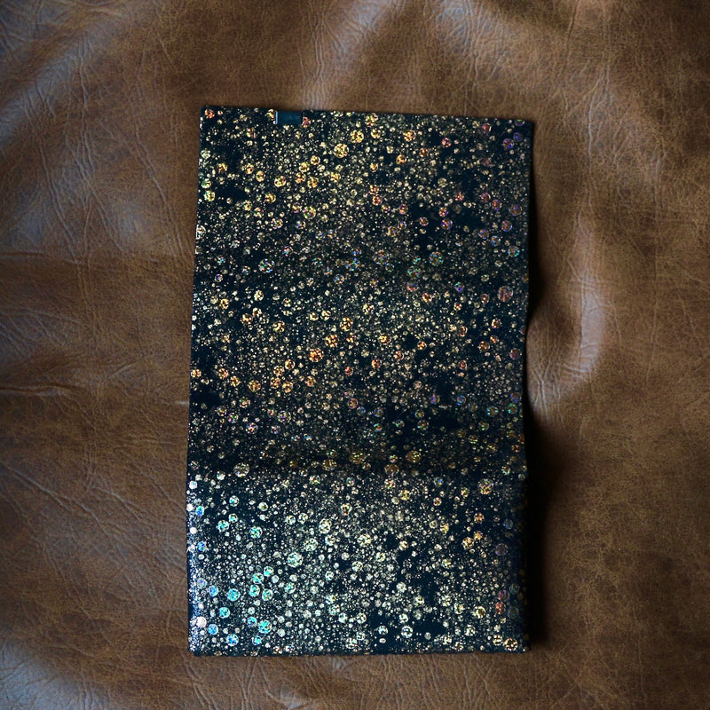 [Limited period]shosa / Long wallet golden quartz x black