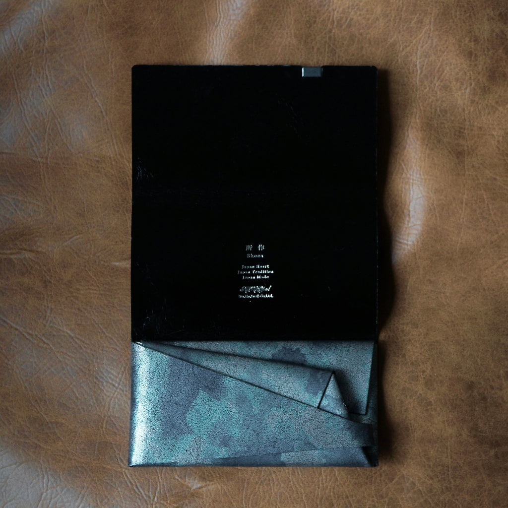 [Limited period]shosa / Long wallet floral x black
