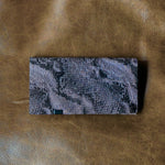 [Limited period]shosa / Long wallet pink snake×paisley (for left-handed)