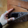 [Limited period]shosa / Long wallet pink snake×paisley (for left-handed)