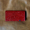 [Limited period]shosa / Long wallet red x black paisley