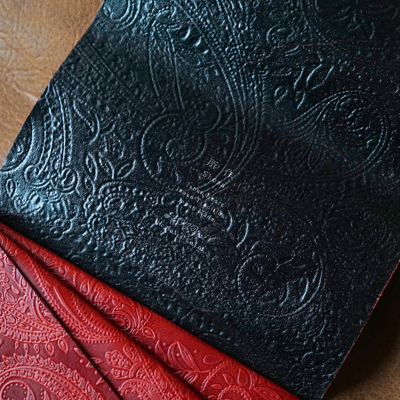 [Limited period]shosa / Long wallet red x black paisley