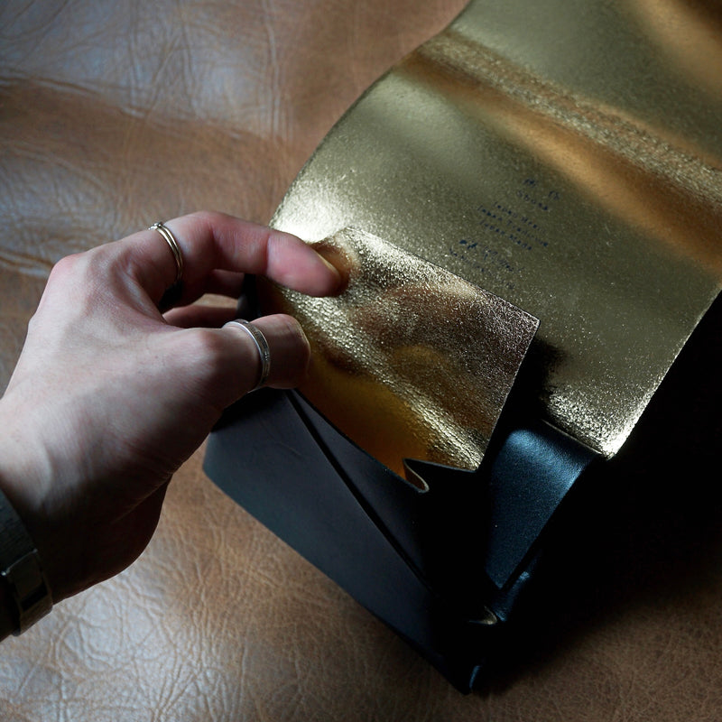 [Limited period]shosa / Short Wallet 1.0 Bolero Black x Gold