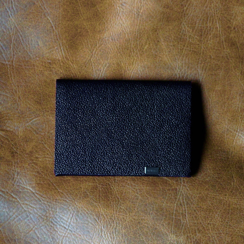 [Limited period]shosa / Short Wallet 1.0 Kurozan Leather Moriwaka