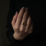 VINTAGE JEWELRY/ K18 Edwardian dia ring