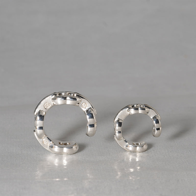 GIFTED / LINKED IMPLOSION EAR CUFF_S_SV / M_SV（受注生産）