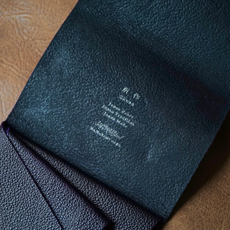 [Limited period]shosa / Short Wallet 1.0 Kurozan Leather Moriwaka