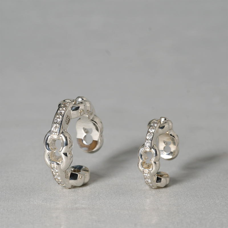 GIFTED / LINKED IMPLOSION EAR CUFF_S_SVD / M_SVD（受注生産）