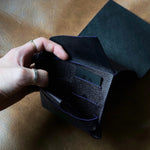 [Limited period]shosa / Short Wallet 1.0 Kurozan Leather Moriwaka