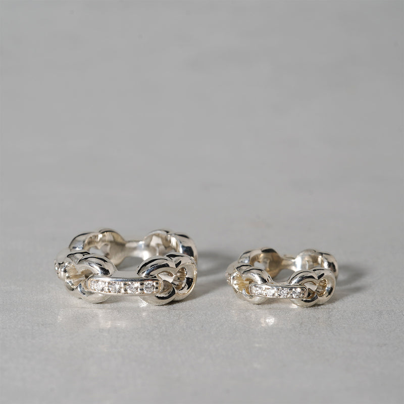 GIFTED / LINKED IMPLOSION EAR CUFF_S_SVD / M_SVD（受注生産）