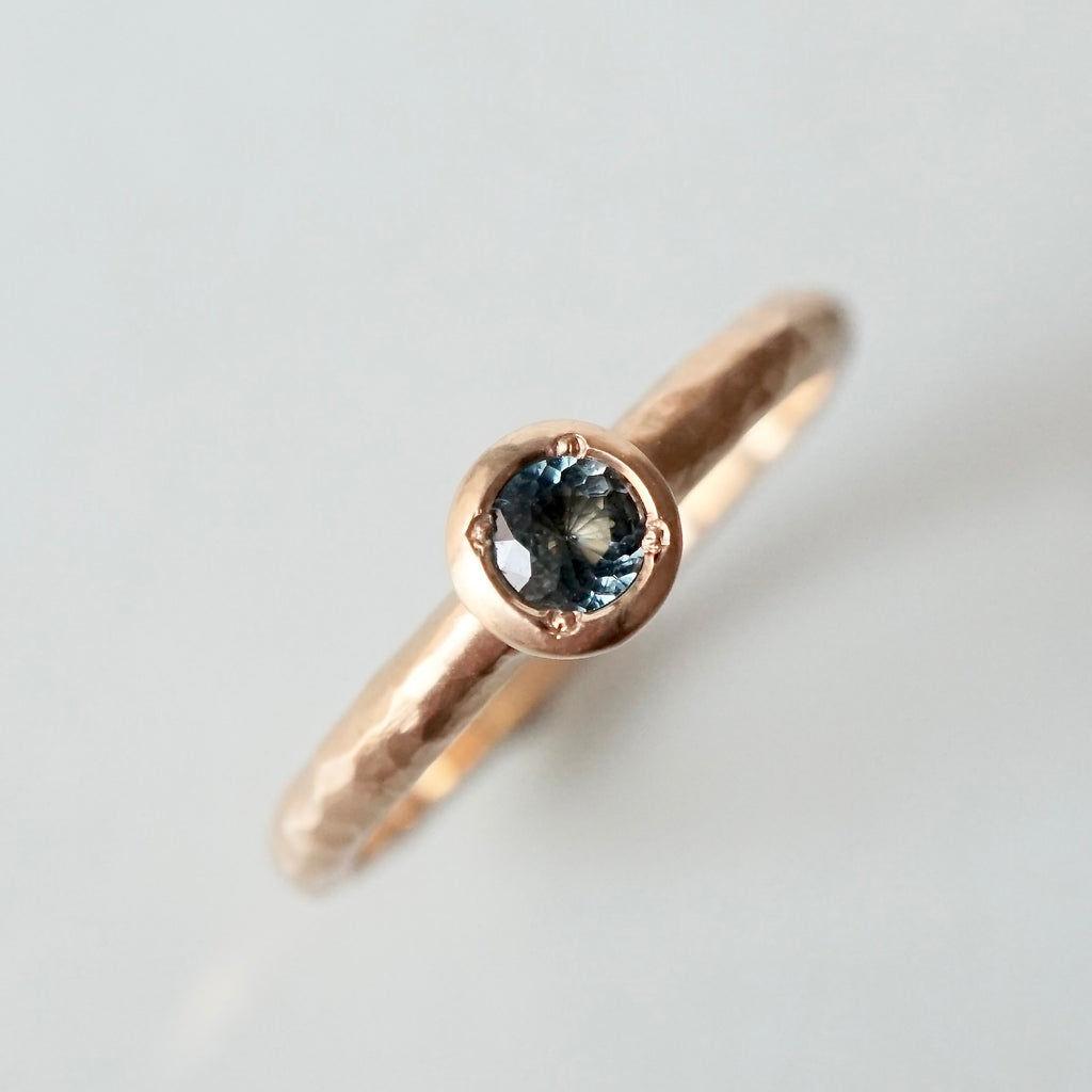 GERMEDEUR スフェーン モンタナサファイア K10 リング GERMEDEUR / Color Stone Ring サファリン – Fuligo / Fuligoshed