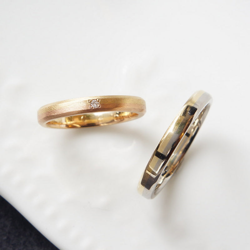 OLJEI 結婚指輪 Shinogi ring