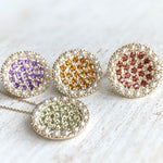St.amour jewellery round colors ring <pearl & garnet>  K10YG