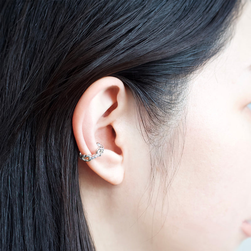 GIFTED / LINKED IMPLOSION EAR CUFF_S_SVD / M_SVD（受注生産）