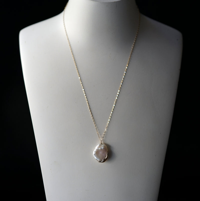 ODA / freshwater keshi pearl necklace 20-1-N [Limited time only until 3/27]
