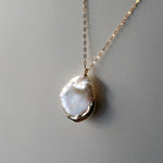 ODA / freshwater keshi pearl necklace 20-1-N [Limited time only until 3/27]