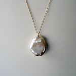 ODA / freshwater keshi pearl necklace 20-1-N [Limited time only until 3/27]