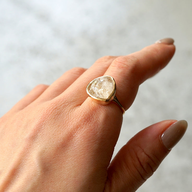 モエミスギムラ 天然石リング - リング(指輪)