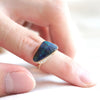 [Limited time only] 19un-neuf / Deep Sea Ring Boulder Opal OPR00311