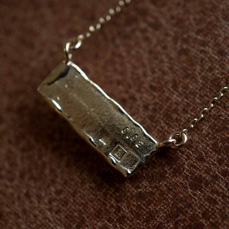 bohem / mel necklace dia RECTANGLE【bhm-36-N-B-dia】