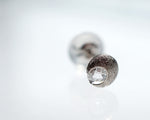 GICLAT / K18WG 月 Dia ピアス