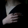 in her/ Oval stone ring